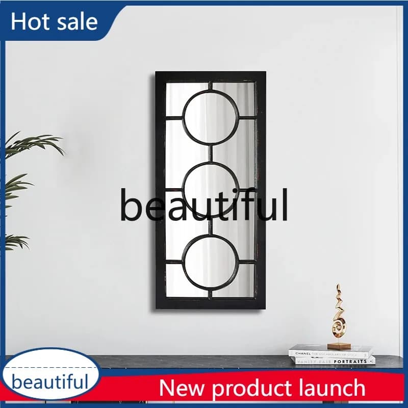 A17 Screen full mirror wall hanging, bedroom home decorative mirror rectangular floor mirror