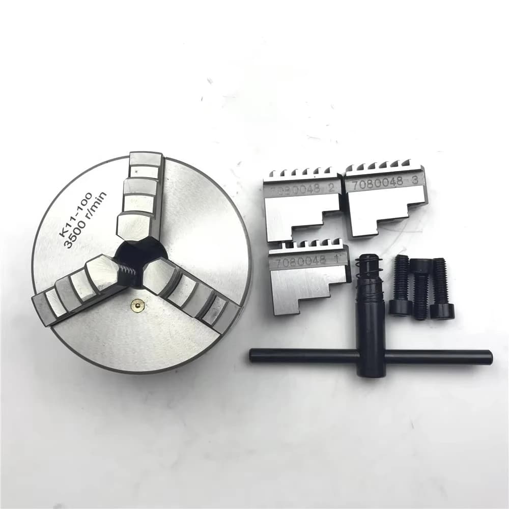 Sanou K11-125 3-Jaw Self-Centering Chuck 5'' Manual for Mini Metal Lathe
