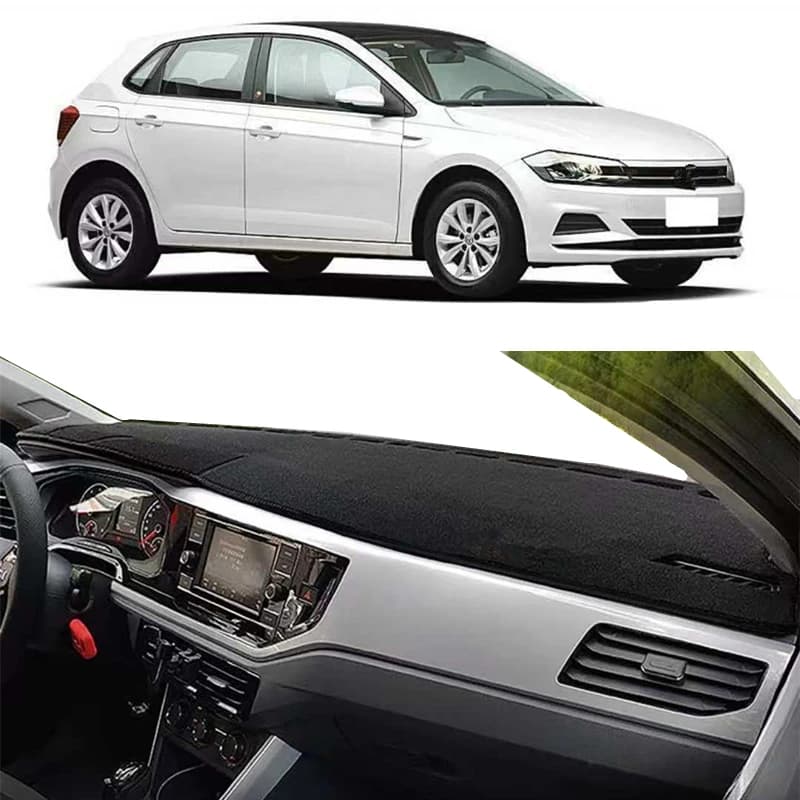 For Volkswagen VW Polo 2018-2023 2024 2025 Car Accessories Dash Board Sunshade Carpet Dashboard Cover Mat Protective Pad Cushion