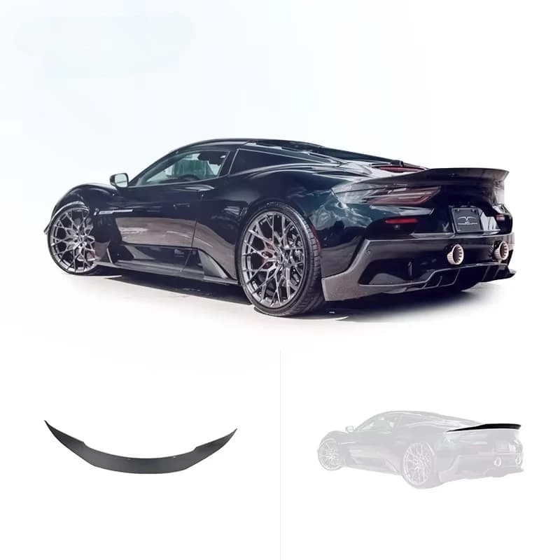 For Maserati MC20 2020-2023 Body Kit Upgrade Car Modification SD Style Carbon Fiber Rear Spoiler Trunk Spoiler Duck Spoiler