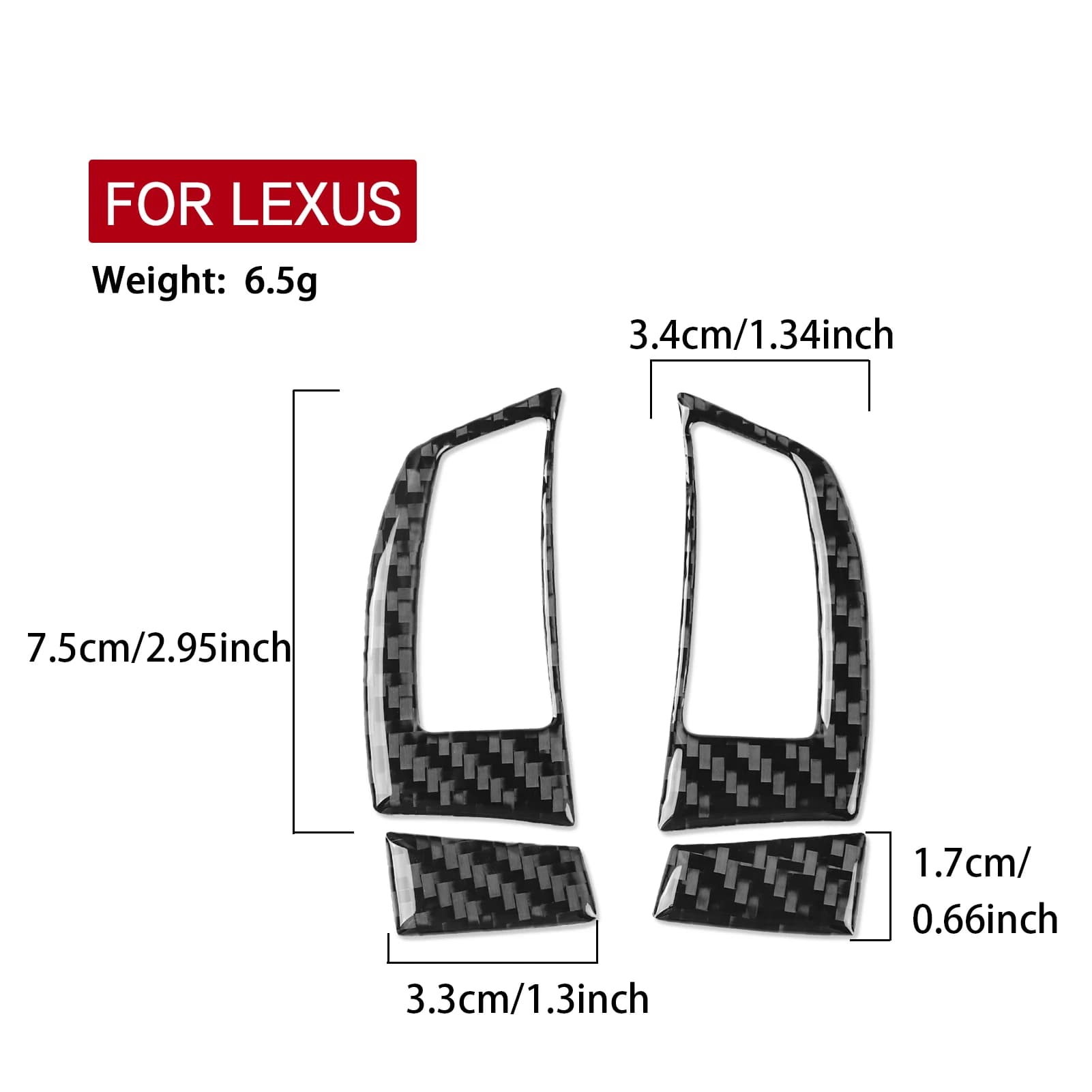 Real Carbon Fiber Car Accessories Driver Wheel Button Panel Decorative Cover Soft Sticker For Lexus RX350 RX450h 2013 2014 2015