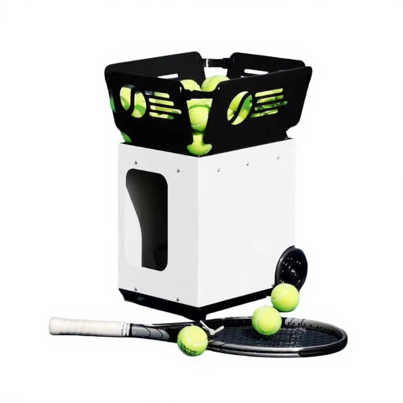 Smart Portable Tennis Machine | Single/Multiplayer AI Robot Training Equipment, 120 Ball Capacity