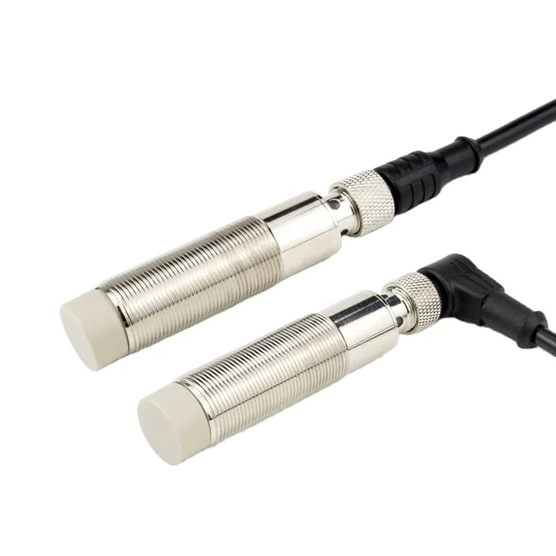 10-30V M18 Inductive Proximity Sensor, 5/8mm Range NPN PNP NO NC NO+NC with M12 4Pin Plug