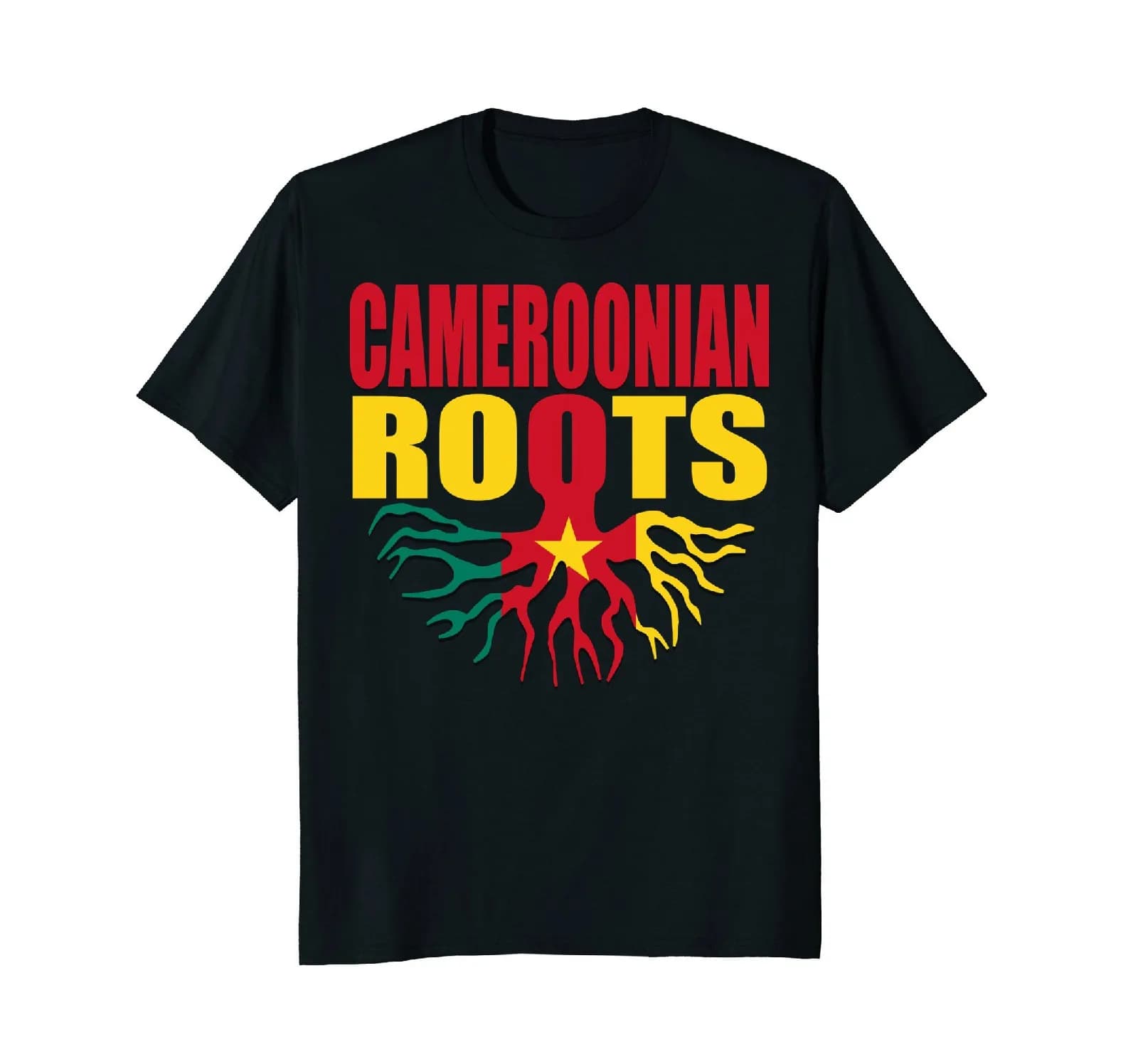 Funny t shirt men novelty women tshirt Storecastle Cameroonian Roots Cameroon Flag Pride T-Shirt