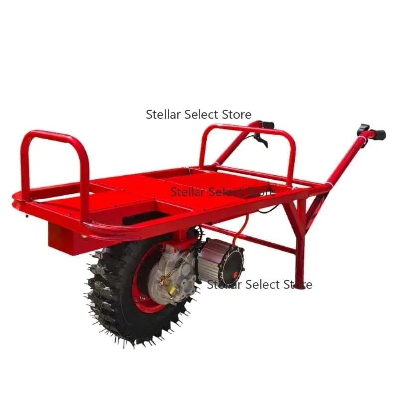 Agricultural wheelbarrow transporter electric climbing cart orchard small transporter