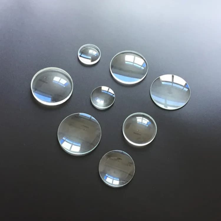1PC Optical Glass Double Convex Lens 30mm 40mm 50mm Diameter Focal Length 50mm 75mm 100mm 150mm 300mm for DIY Projector Optics