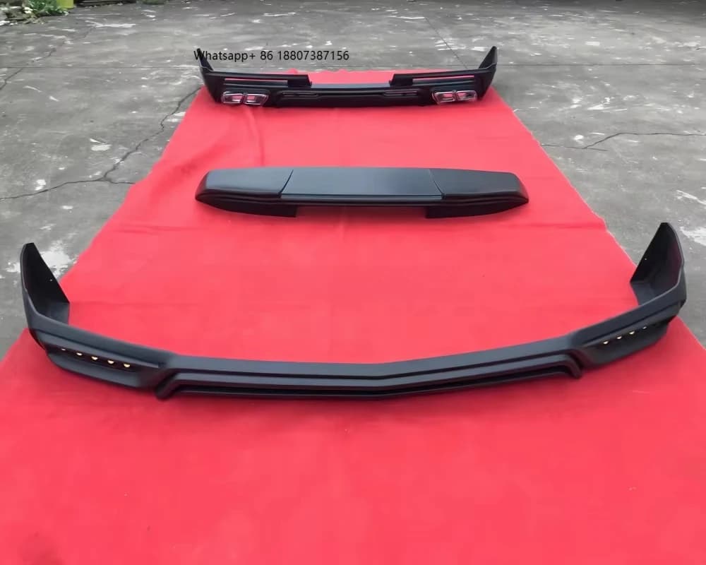 Upgraded ZERO Style Body Kit forCadillac Escalade Front Lip Rear Bumper Roof Spoiler 2015-2019