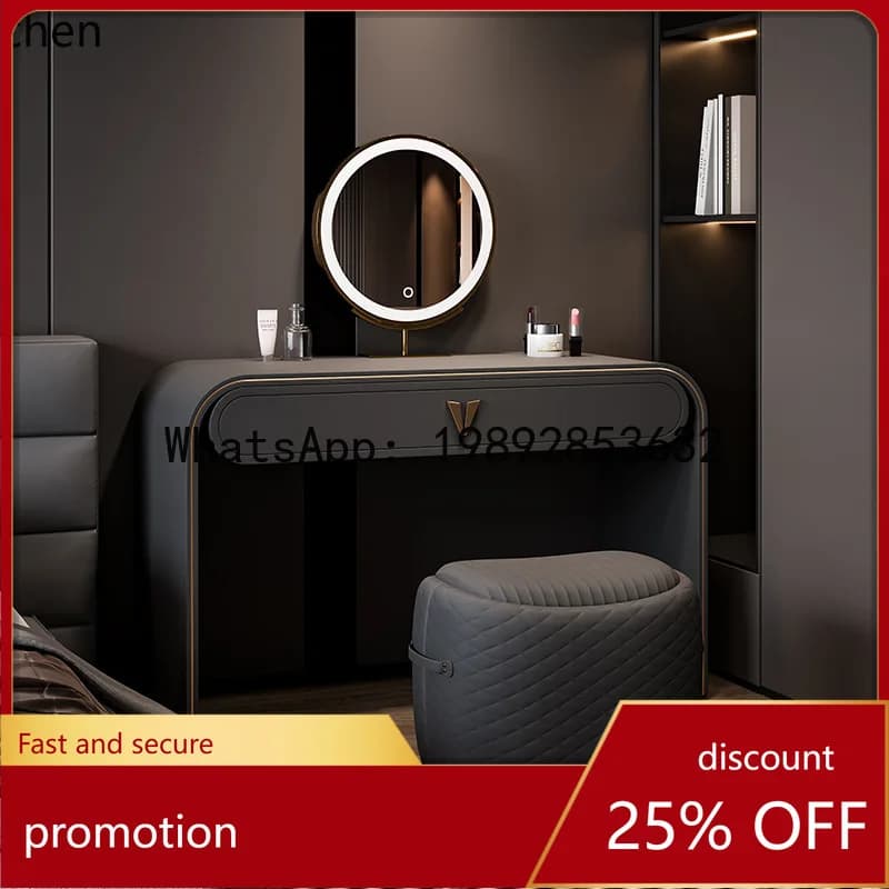 YFY  Minimalist Dressing Table Modern Simple Small Apartment Bedroom High-end Solid Wood Makeup Table