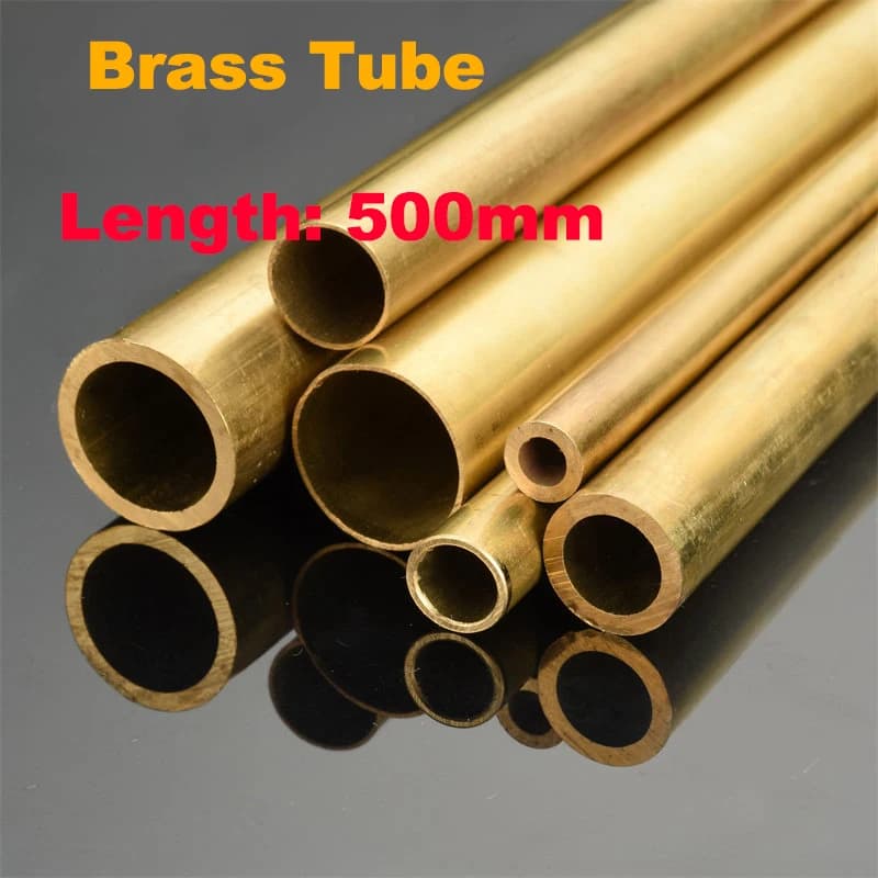 H59 copper tube hollow tube yellow copper tube copper sleeve wear-resistant length 500mm OD 13/14/15/16/17/18/19/-32