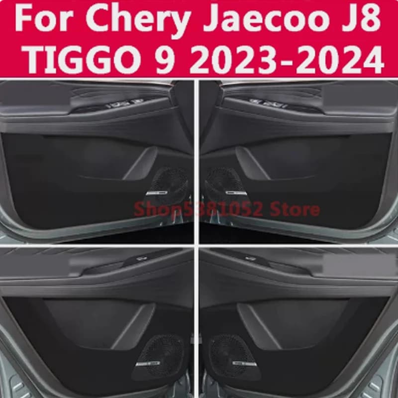 For Chery Jaecoo J8 TIGGO 9 2023 2024 2025 Car Door Anti-kick Pad Accessories Door Anti-dirty Mat Protection Cushion Cover
