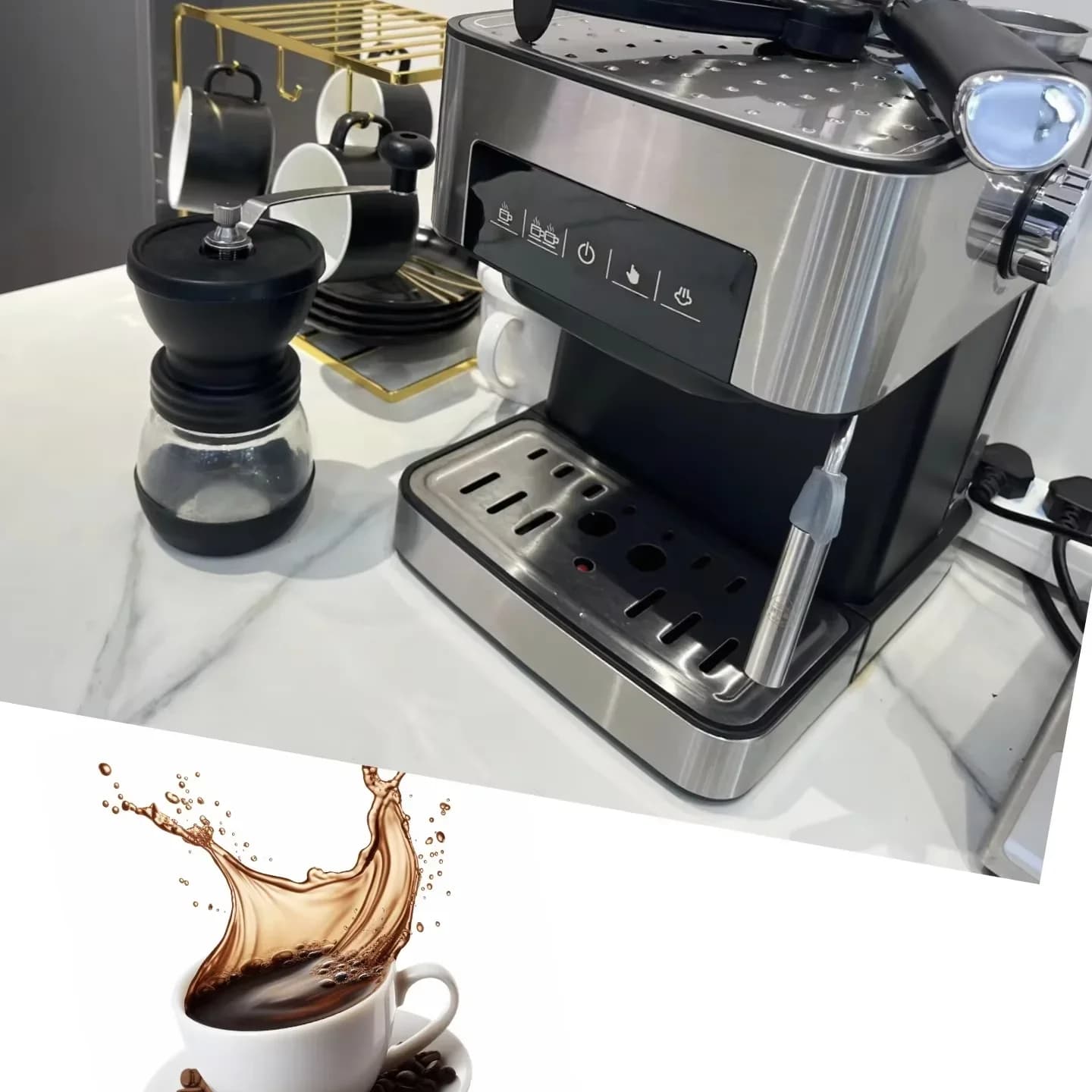 A Coffee Machine with a Wide Variety of Patterns, Delicious and Cost-effective HJ-CM63