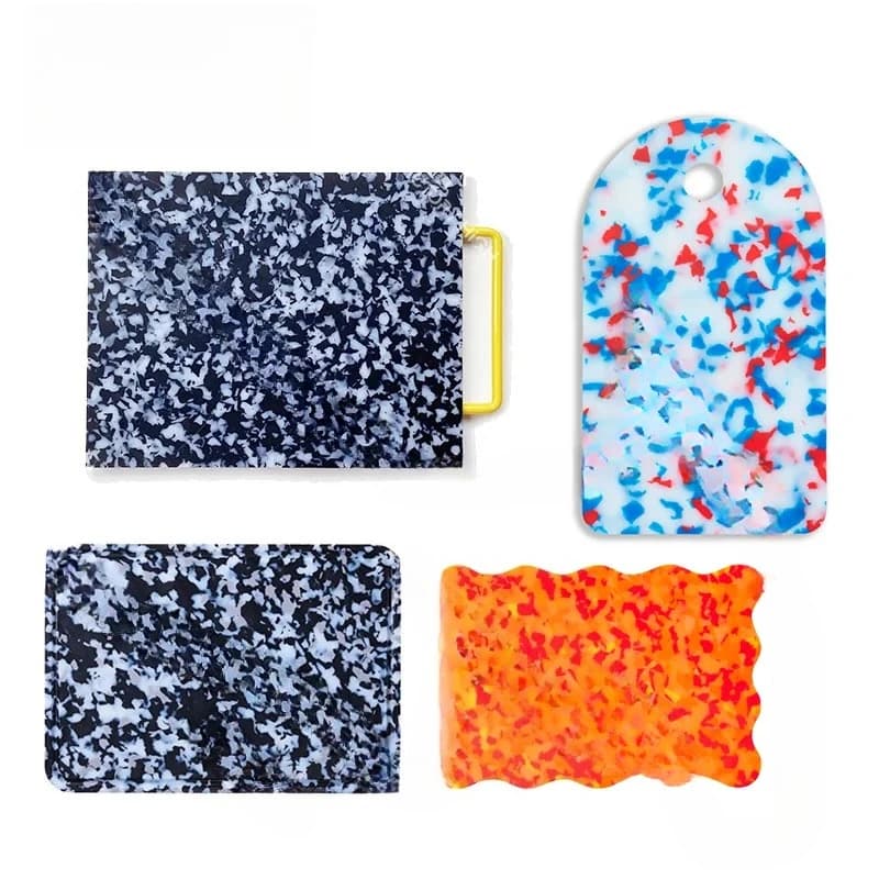 Environmentally friendly recycled high-density polyethylene material food-grade preparation meal plastic cutting board