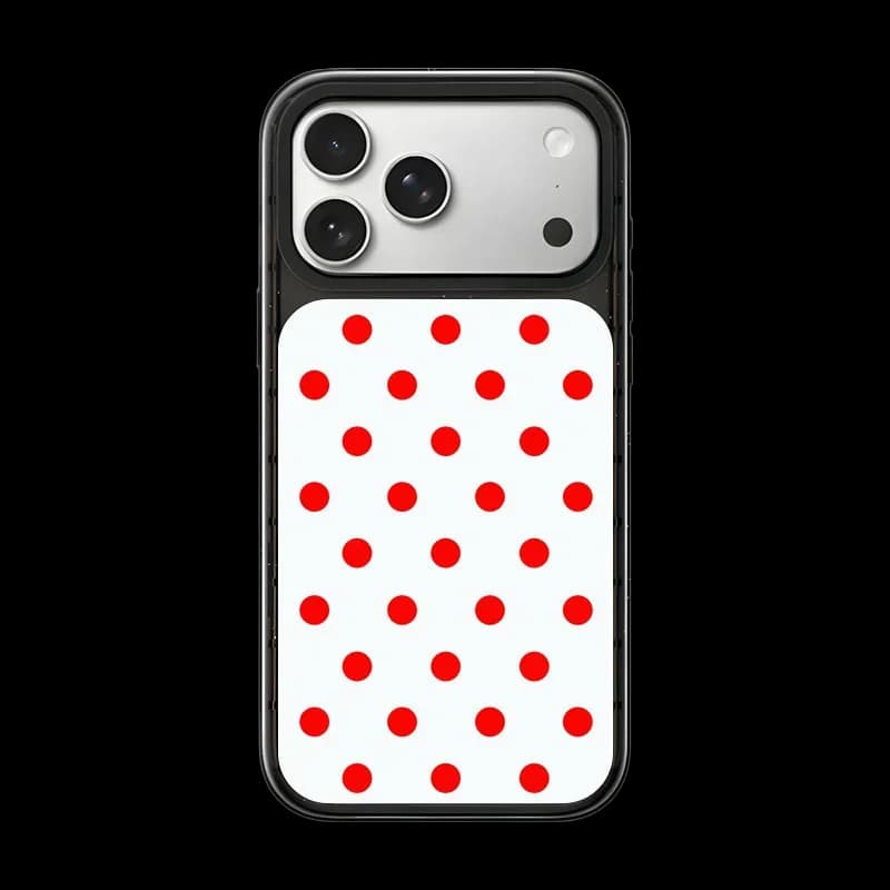 Minimalist Polka Dots Impact Case - Mirror / Glaze Magnetic Cover for IPhone 17 18 Pro Max Case for IPhone 17Pro