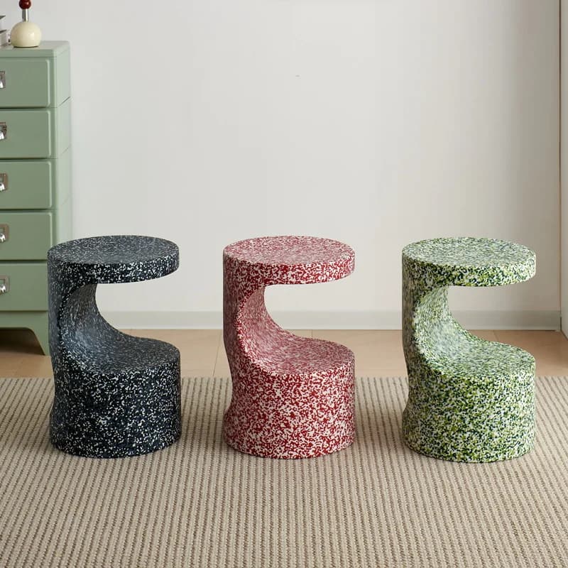 Creative outdoor indoor modern living room side table simple light luxury special-shaped small table coffee table