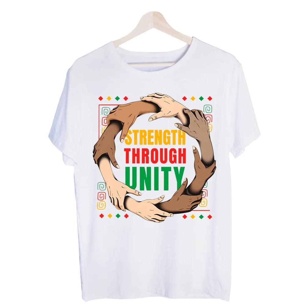 Men's Unity Hands Graphic Tee, Short Sleeve Crew Neck T-Shirt for Casual Everyday Wear and Community Events