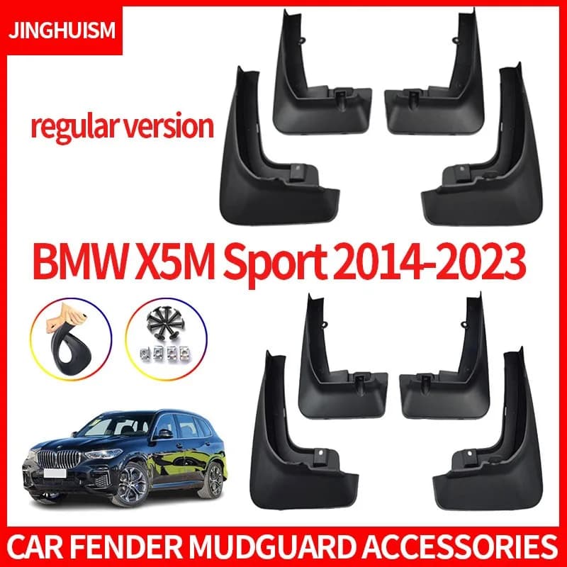 Car Mud Flaps for BMW X5M X5 Sport 2014-2023 Guards Mudguards Vehicle Exterior Decoration Modification Tire Mud Protection