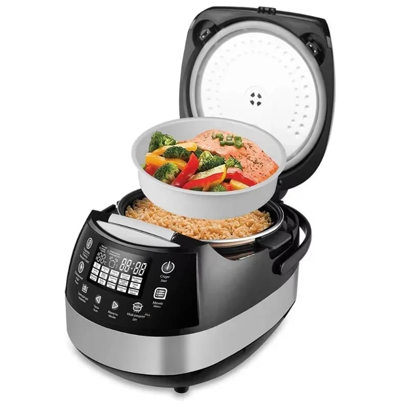 Kitchen cooking utensils Small multi-8-in-1 utensils Rice cooker 5 liters, convenient, practical and durable