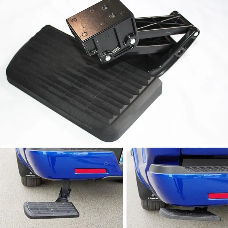 For Ford F150 F-150 2015 2016 2017 2018 2019 2020 Exterior Pickup Retractable Rear Bumper Foot T-Step Tailgate Bed Step