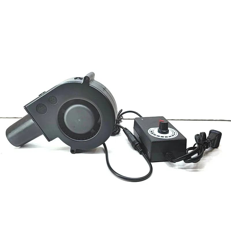 9733 12V Blower 1.2A Large Air Volume Heating Stove Waste Oil Barbecue Stove Firewood Stove Fan with Governor