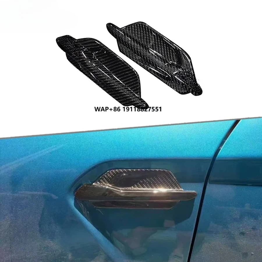 For 2015-2022  M2 M2C F87 Dry Carbon Fiber Front Side Fender Vent Trim Decoration Side Vent Car Styling