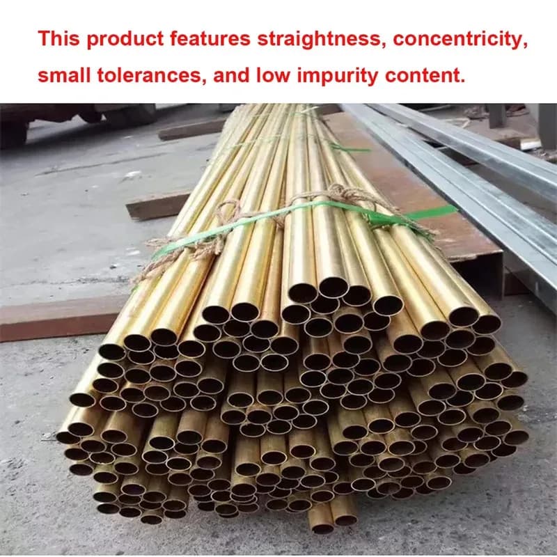 Tin Brass Tube And Bronze Sleeve H59 Material Wear-Resistant OD 13/14/15/16/17/18/19/20/22/23-32mm Length 500mm
