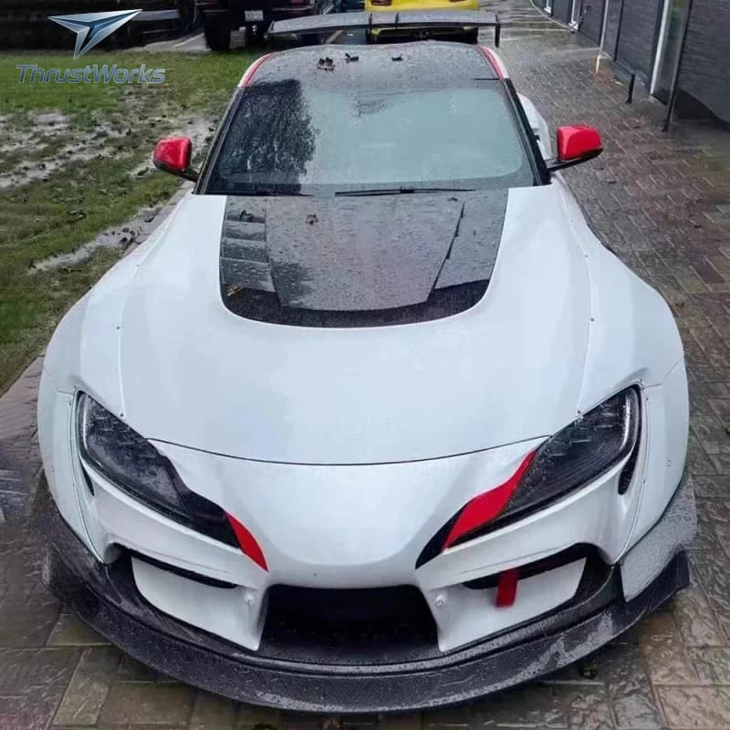 ThrustWorks High Quality Var Style Carbon Fiber Body Kit GR A90 MK5 2019-2025 Front Lip Side Ski Durle New