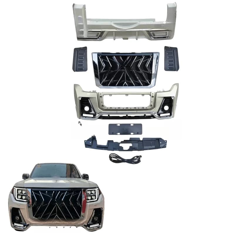 High Quality Body Kit Front Rear Bumper Grille LED For Pajero V93 V97 2023-2024
