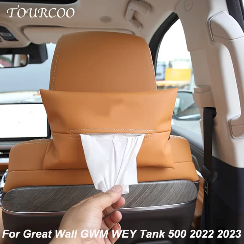 For Great Wall GWM WEY Tank 500 Car Accessories Car Tissue Box Towel Set Car Interior Storage Decoration
