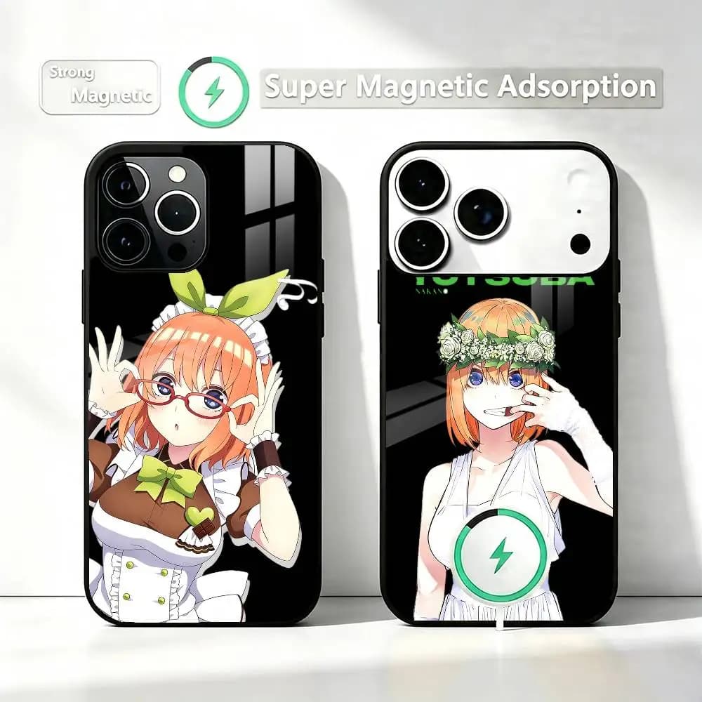 N-Nakano Yotsuba  Phone Case For iPhone17,16,15,14,13,12,11 Plus,Pro Compatible with magnetic wireless charging