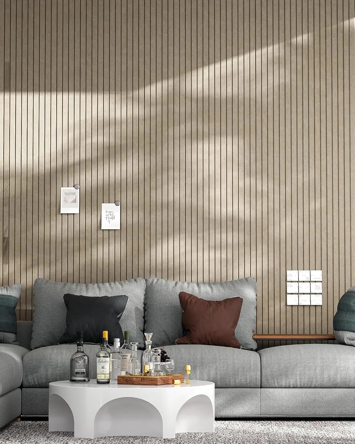 12PCS Soundproof Felt Tiles Acoustic Wall Panel Decorative Cork Bulletin Note Pin Boards Corcho Pared Panelling For Home Decor