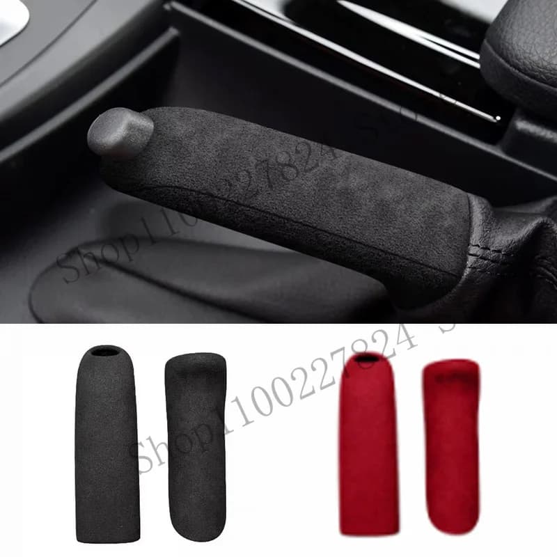 Top Suede For BMW E90 F30 F20 F31 E60 F32 F36 F34 F22 X1 X3 X5 M3 M5 Wrap Car Interior Handbrake Trim Cover Decorative