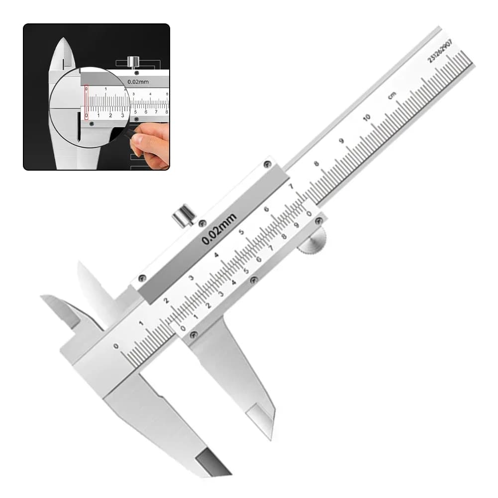 Mini Vernier Caliper 100mm Small Depth Gauge Household Small Caliper Portable Metal Vernier Caliper Gauge Measuring Tool
