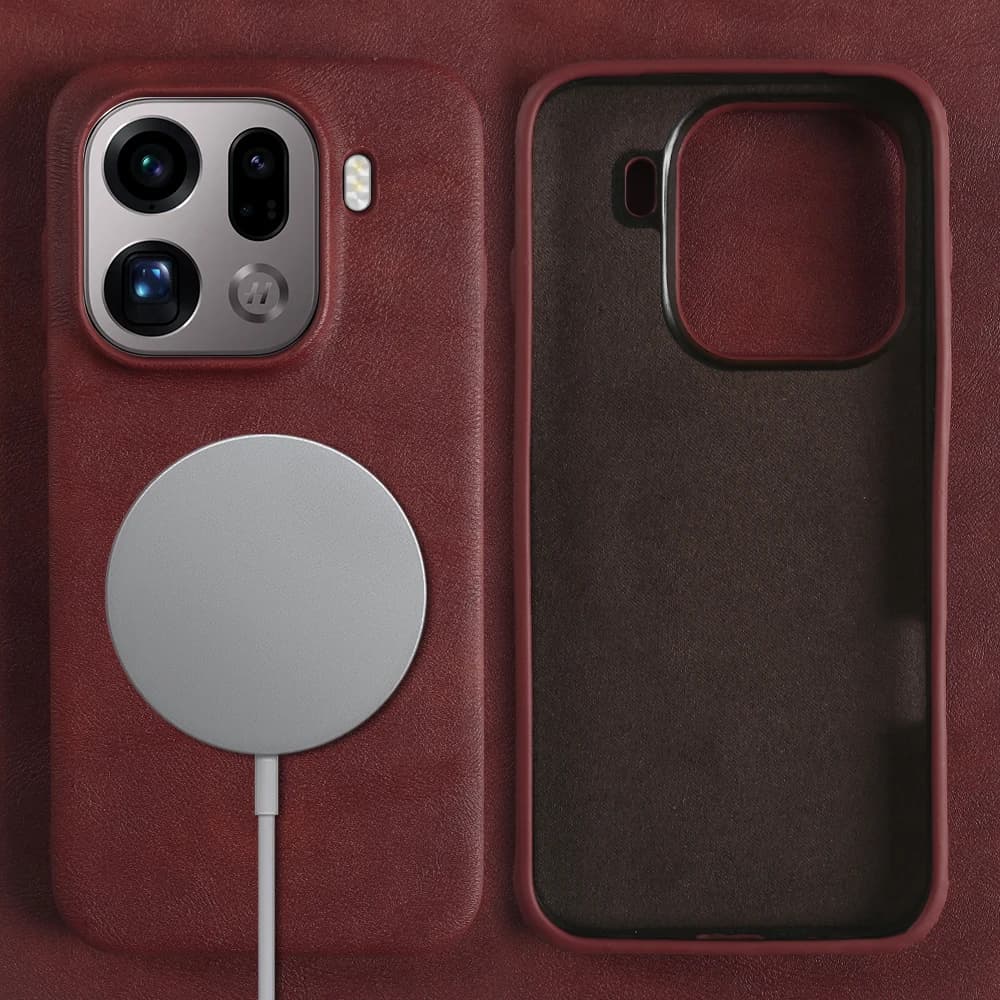 Magnetic Leather Phone Case For OPPO Find X9 Pro X8 Ultra X7 X10 Pro Max Coque Funda For Magsafe Case Back Cover Shockproof Capa