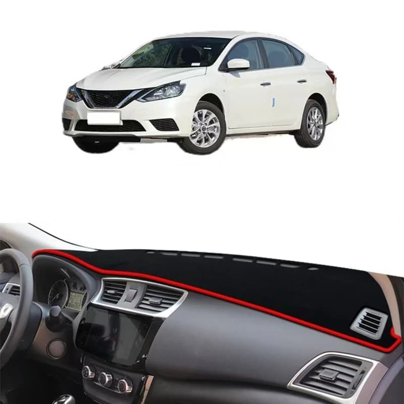 For Nissan Sentra Sylphy Pulsar 2013-2018 2019 Interior Dashmat Dashboard Cover Dash Mat Anti-UV Sunshade Carpet Car Accessories