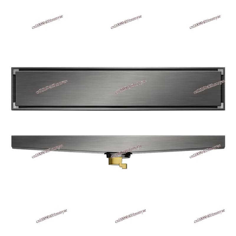 304 stainless steel invisible extension strip with drainage slope floor drain 10CM wide