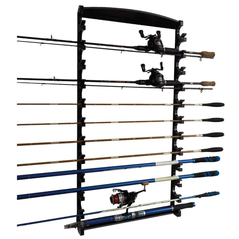 Fishing rod storage rack display Home sea rod rack Luya rod fishing  display rack Wall hanging shelf
