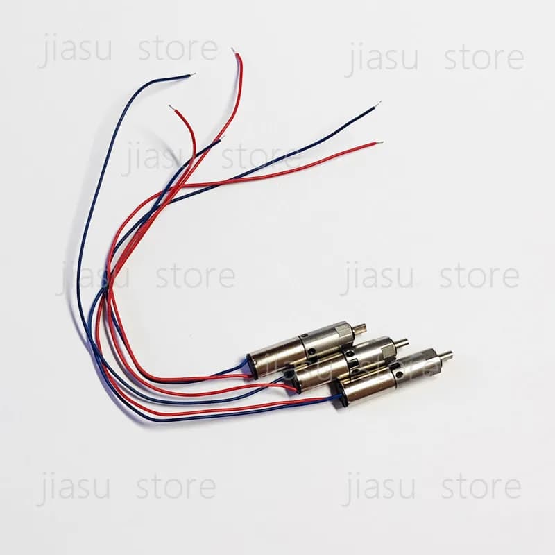 3.7V Mini 6mm Coreless Geared Motor, Micro Hollow‑Cup Reduction Motor with All‑Metal Gearbox for DIY Electronic Model Driving