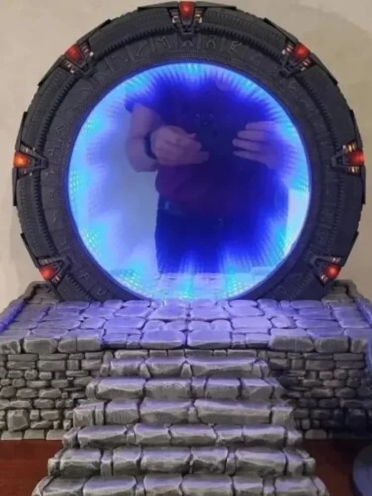 Decoration Living Room Stargate Luminous Figure Time Movie Commemorative Collectible Resin For Adults And Teenagers