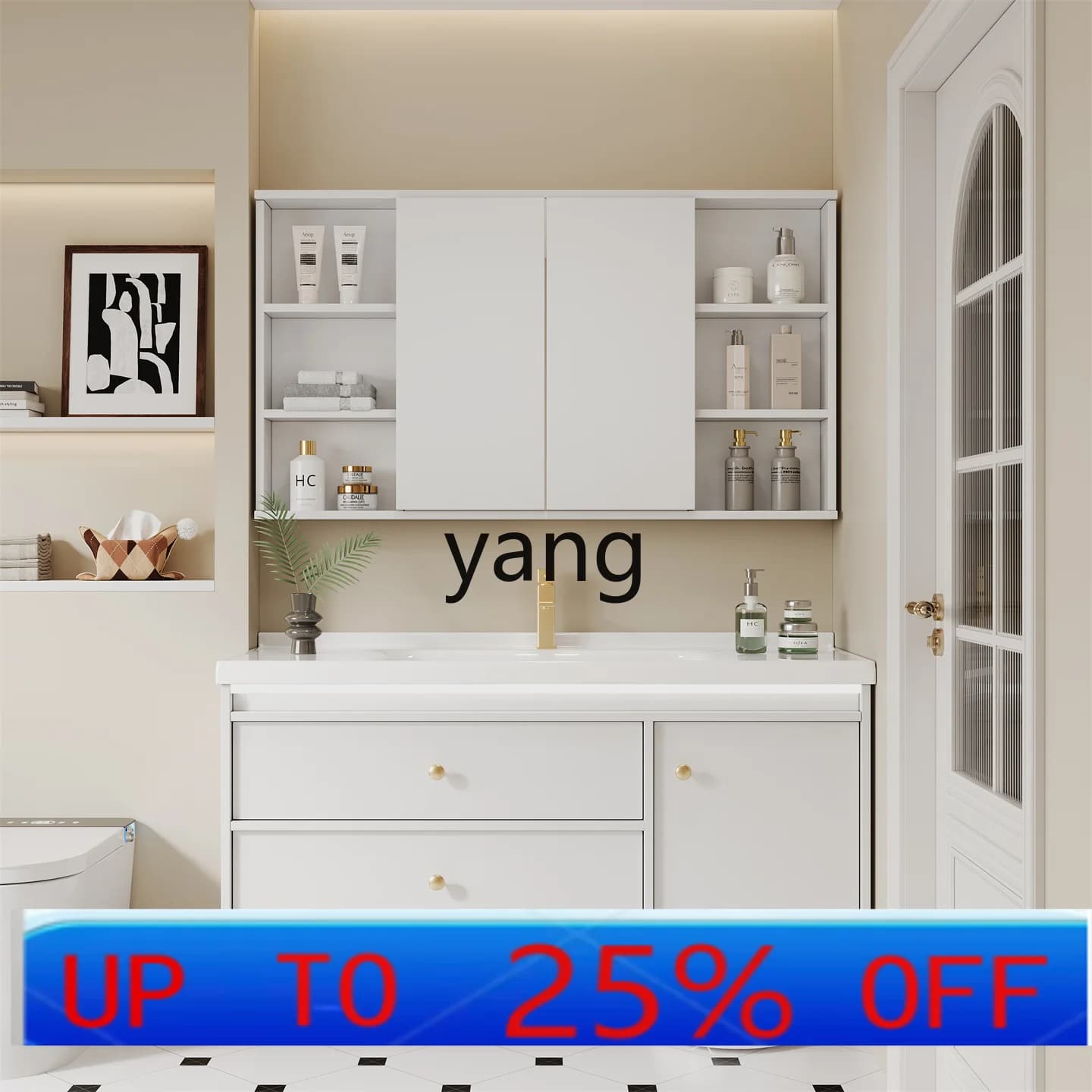 CX  ultra-narrow ceramic integrated basin bathroom cabinet combined bathroom modern simple narrow washbasin