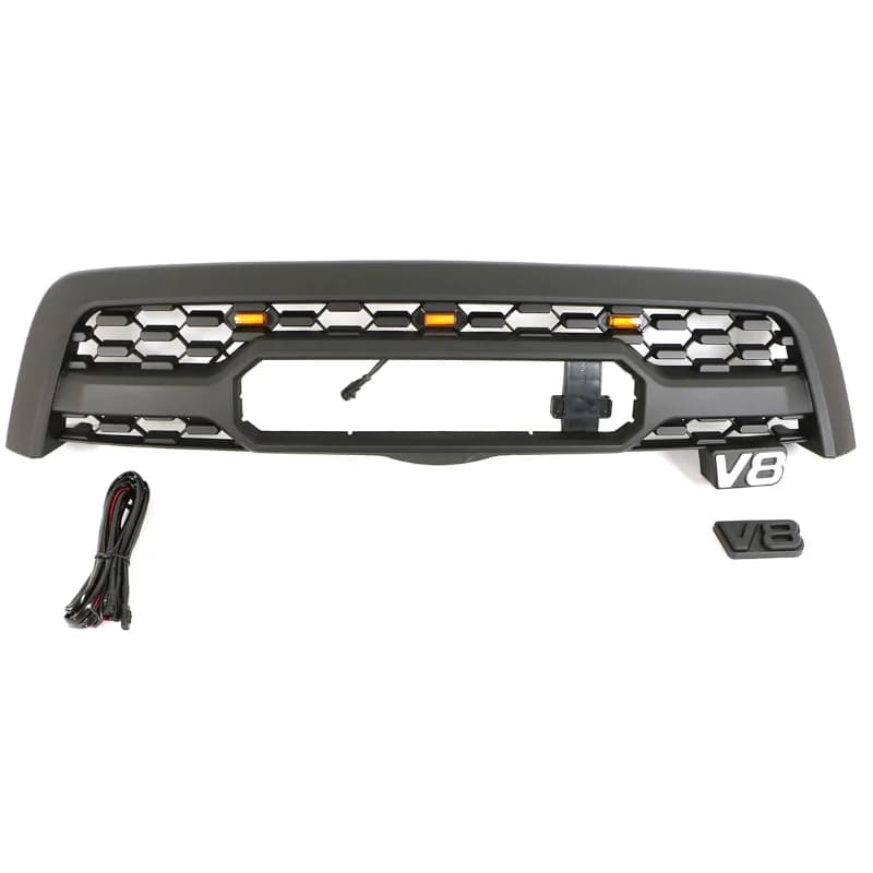 4x4 Off Road Auto Parts Other Exterior Accessories Front Grill Car Grille With Lights Fit For Sequoia 2005-2007