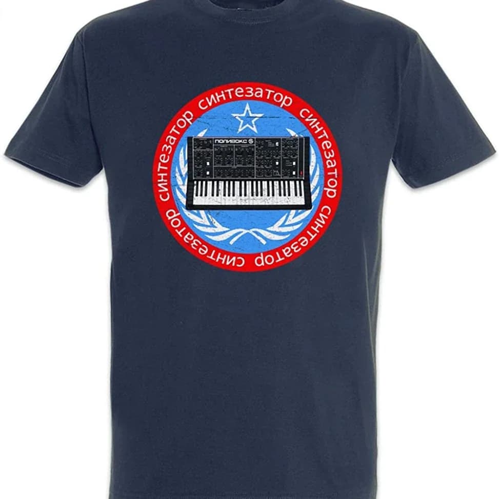 Soviet Synthesizer II Hombre T-Shirt Men's 100% Cotton Casual T-shirts Loose Top Size S-3XL