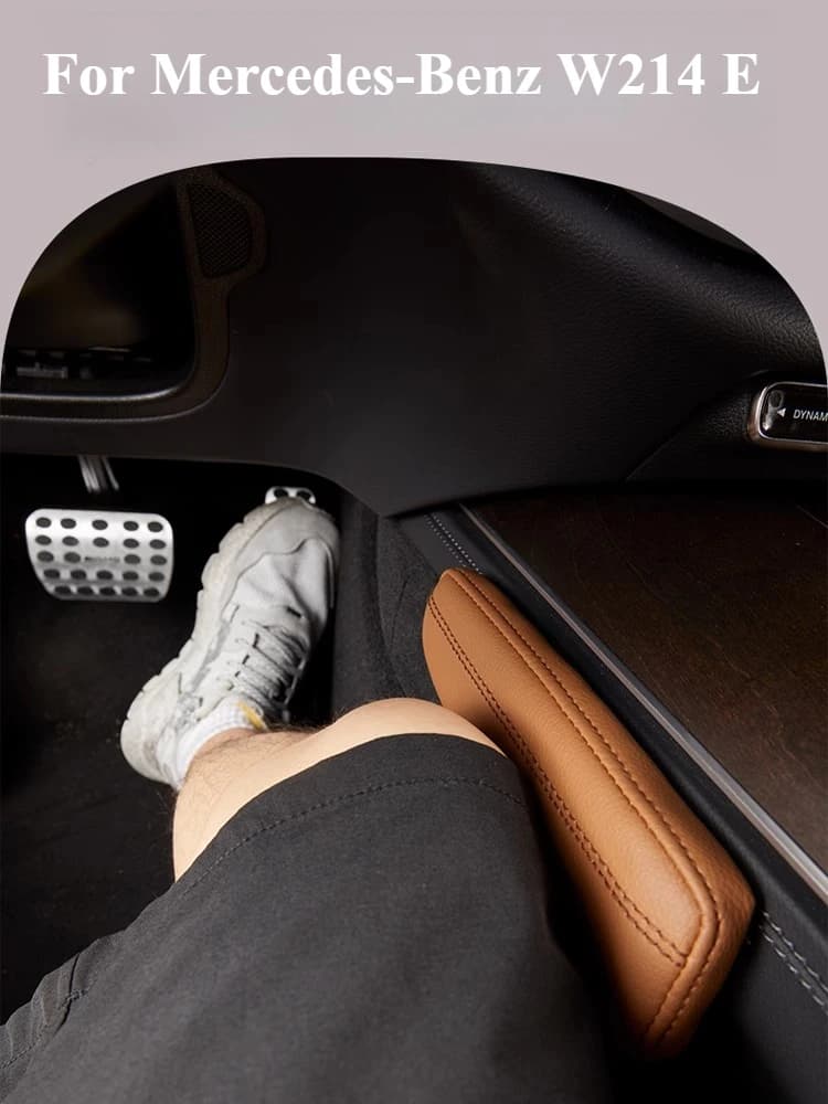 For Mercedes-Benz W214 E-class leg knee pads, central control leg cushion, E-class car interior supplies