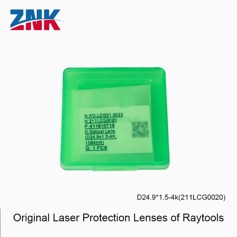 ZNK Raytools Lens Original Laser Protective Windows 18*2  27.9*4.1 30*5 37*7JGS1 1064nm Quartz Fused Silica BT210 BT240