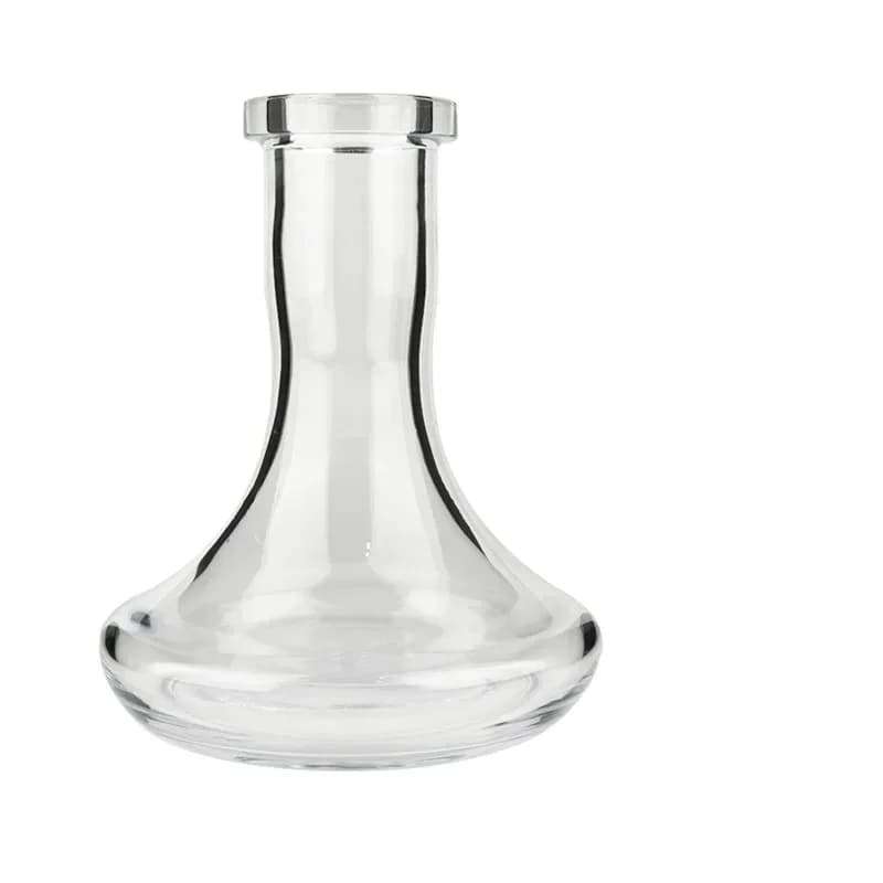 Medium Russian shisha glass vase Medium shisha base High white transparent smooth bottle
