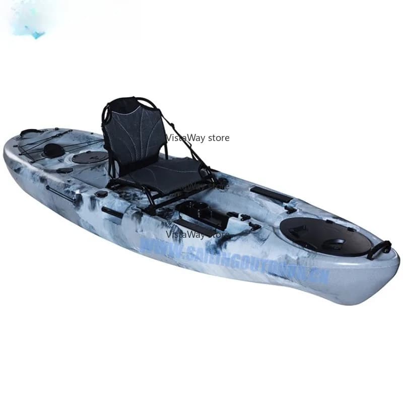10FT 1 Paddler Sit on Paddle Drive Kayak a Pedale De Kajak With Seat