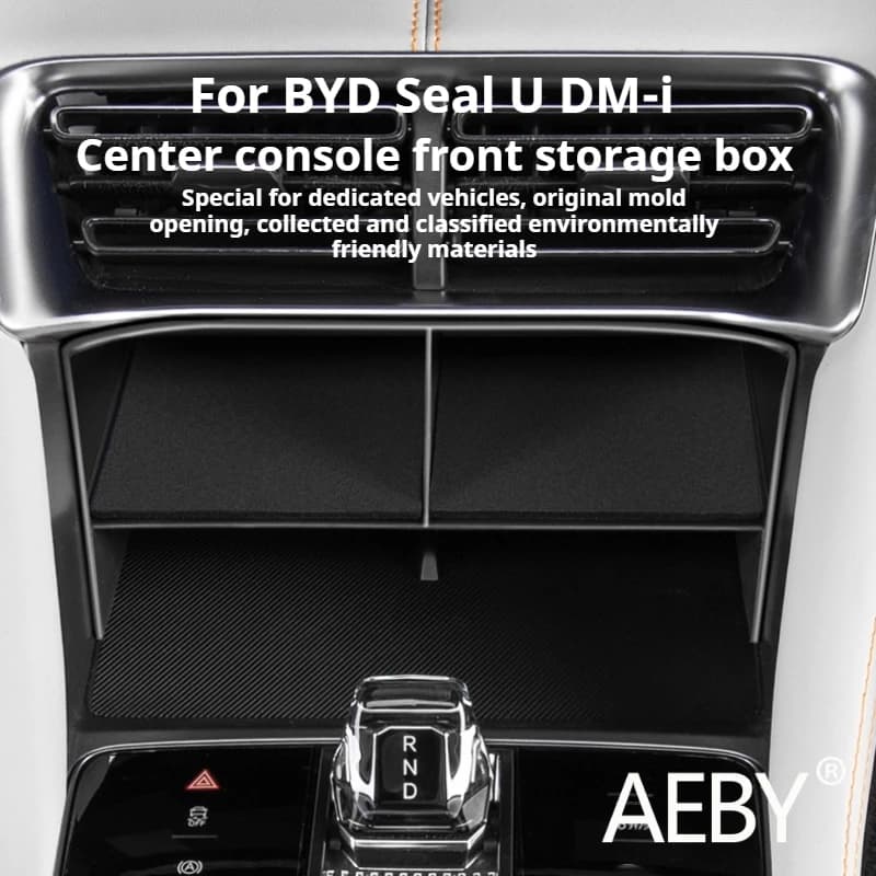 AEBY For BYD Seal U DM-i 2023-2024 2025 Center Console Front Armrest Storage Box, Anti-Dust Organizer Box Auto	Accessories