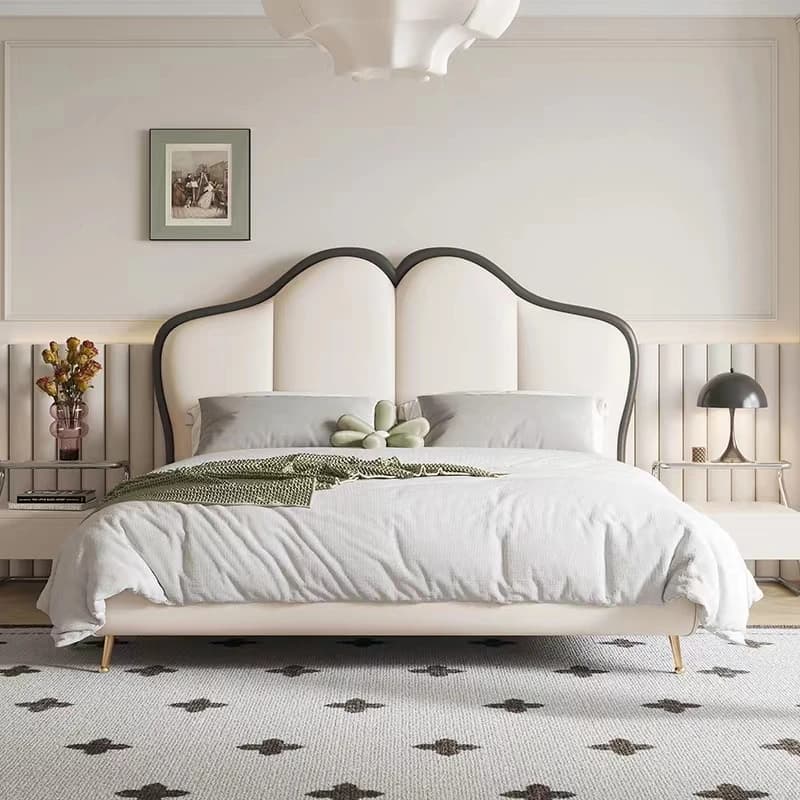 Cheapest Modern Double Bed Storage Minimalist Japanese Murphy Two-person Bed White Daybed Camas Matrimoniales Bedroom Furniture