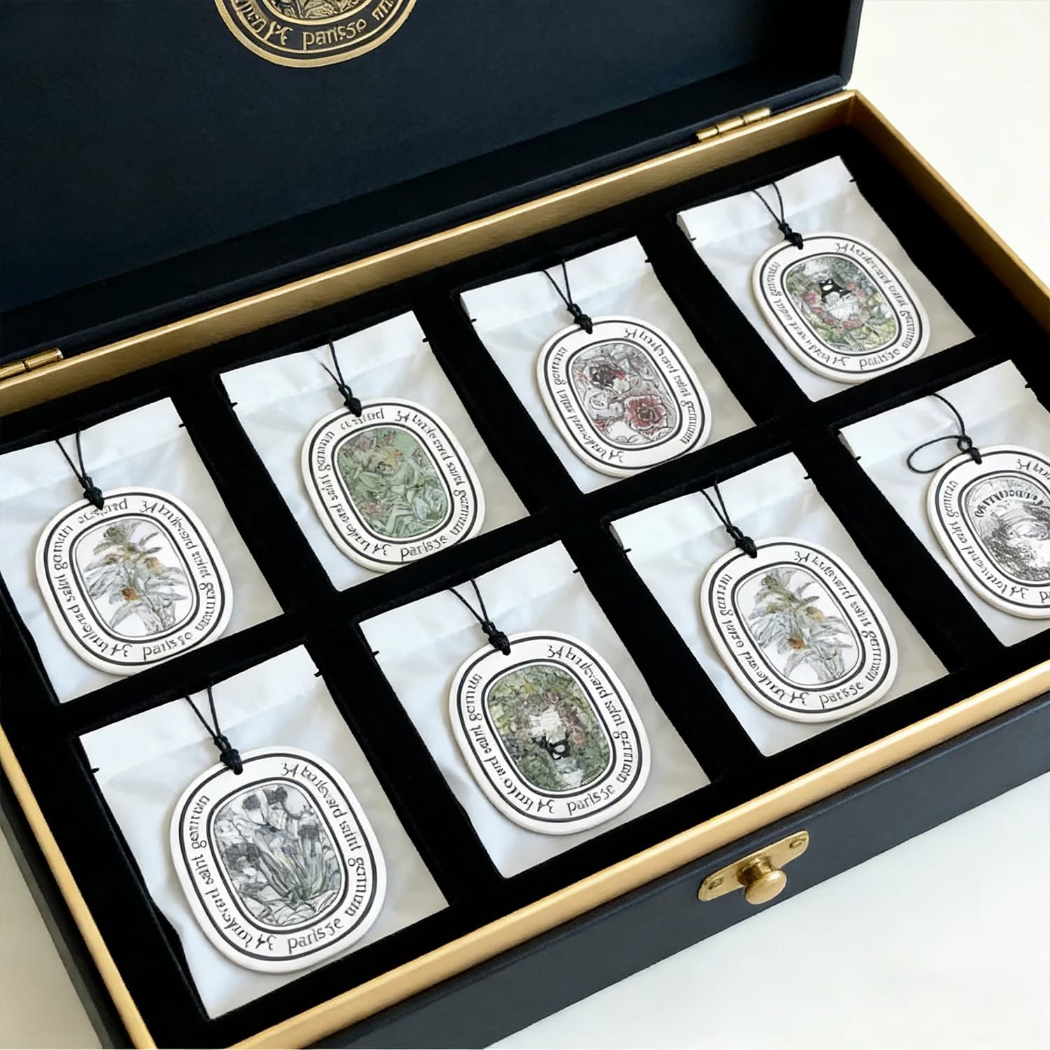 BUY 1 TAKE 1 Luxury Car Air Freshener Long-Lasting Fragrant Tablets Home Wardrobe Fragrance Hanging Scent Card