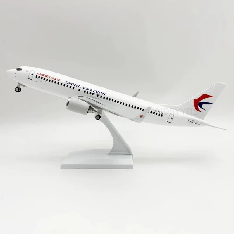 737 B737 Aircraft Models 30cm China Eastern Airlines 1/130 Scale Resin Airplane Model Display Collectible Model Plane Ornament