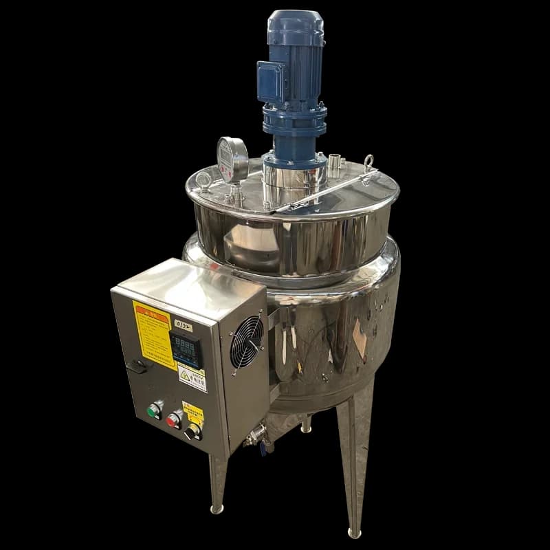 Cheap Price 50L Mixing tank with Heater Mixing Milk Oil Water Liquid with Single Phase 110v 220v